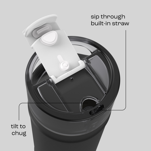 bubba 32 oz DualSip Insulated Stainless Steel Water Bottle - Office Siren - US 7407