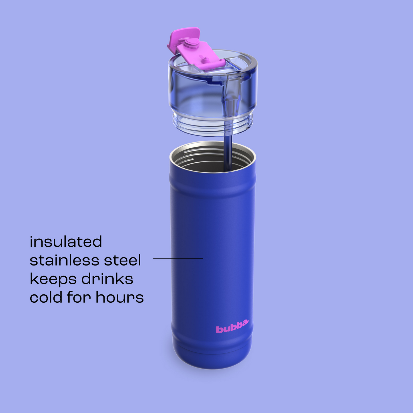 bubba 32 oz DualSip Insulated Stainless Steel Water Bottle - Ocean Energy - US 9062