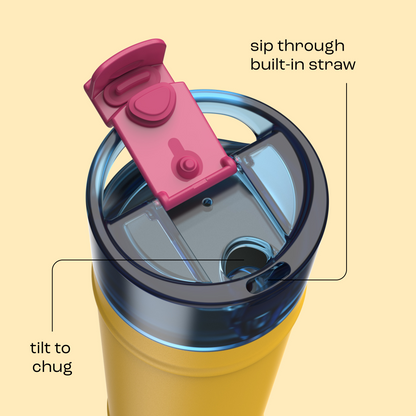 bubba 24 oz DualSip Insulated Stainless Steel Water Bottle - Spirit Week - US 7389