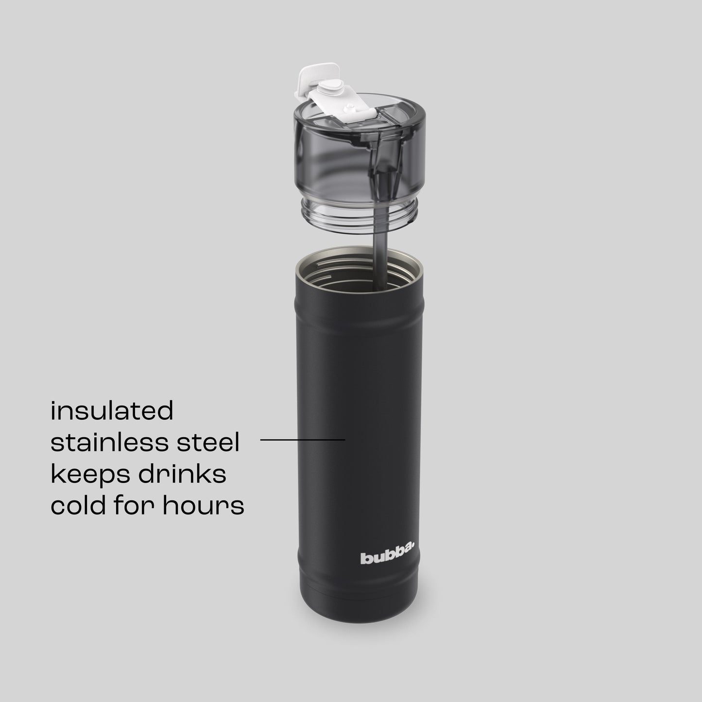 bubba 24 oz DualSip Insulated Stainless Steel Water Bottle - Office Siren - US 1466