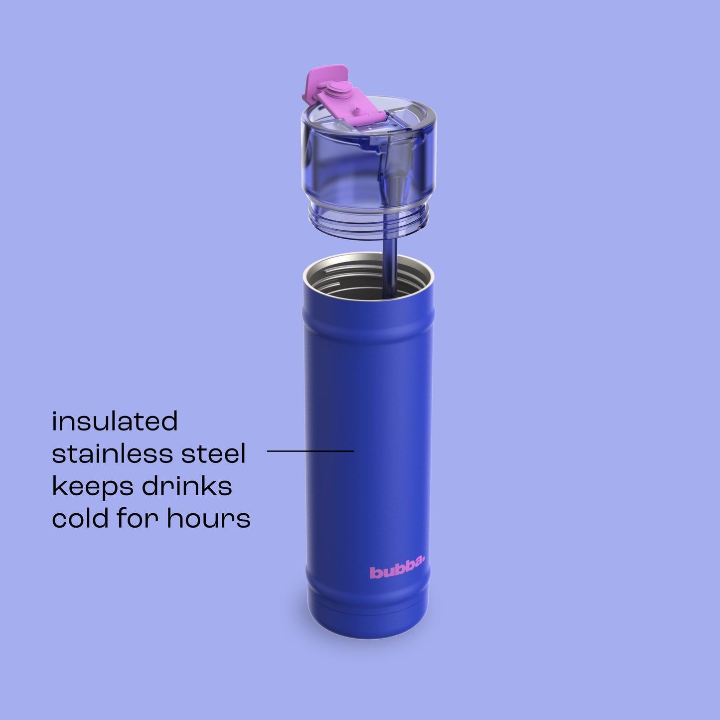 bubba 24 oz DualSip Insulated Stainless Steel Water Bottle - Ocean Energy - US 5370