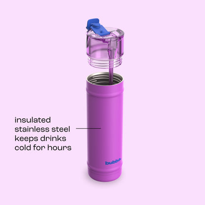 bubba 24 oz DualSip Insulated Stainless Steel Water Bottle - Mood Booster - US 6803