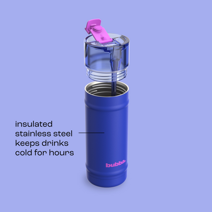 bubba 18 oz DualSip Insulated Stainless Steel Water Bottle - Ocean Energy - US 7512