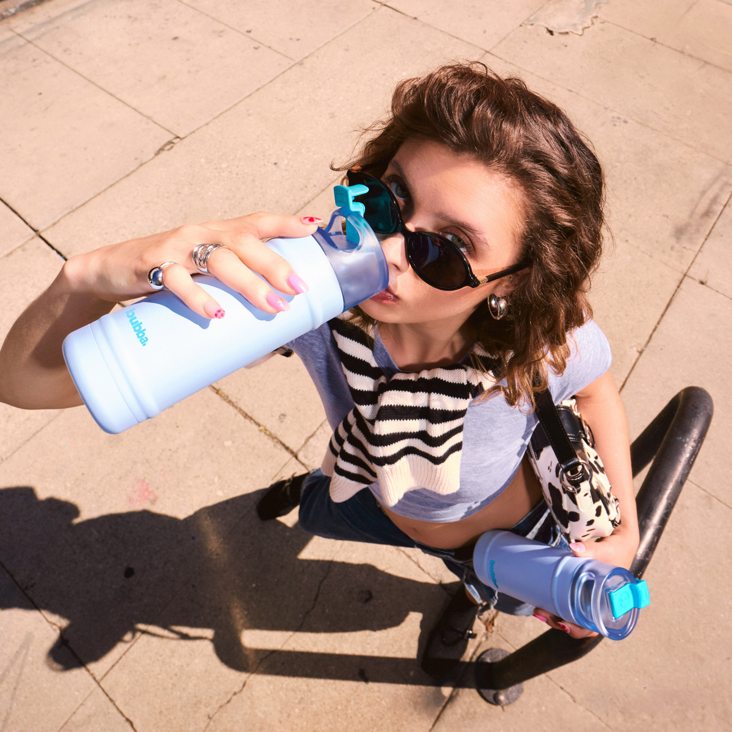 bubba 24 oz DualSip Insulated Stainless Steel Water Bottle - Tropical Eclipse - US 1616