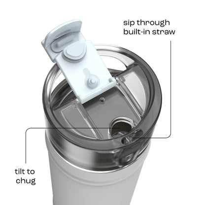 bubba 24 oz DualSip Insulated Stainless Steel Water Bottle - Fresh Kicks - US 7498