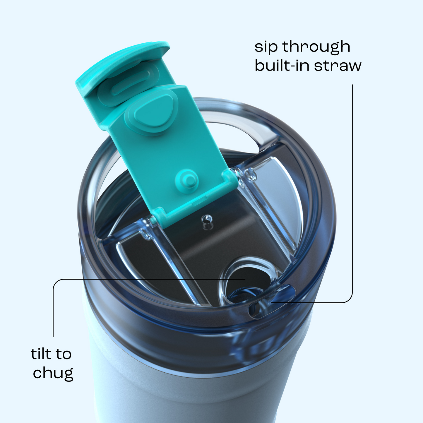 bubba 18 oz DualSip Insulated Stainless Steel Water Bottle - Daydreamin - US 4741