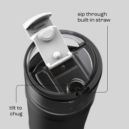 bubba 18 oz DualSip Insulated Stainless Steel Water Bottle -  Office Siren - US 2941